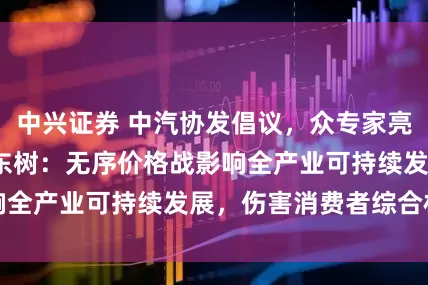 中兴证券 中汽协发倡议，众专家亮观点（二）| 崔东树：无序价格战影响全产业可持续发展，伤害消费者综合权益